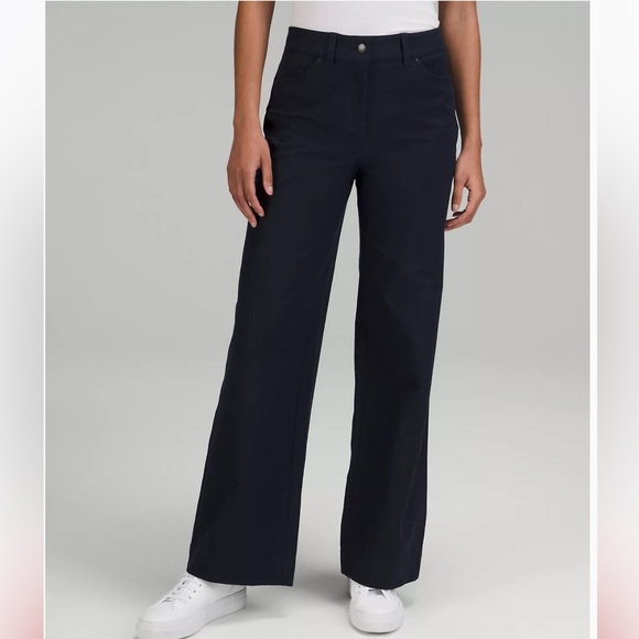 lululemon athletica Pants - Lululemon City Sleek 5 Pocket Wide-Leg High-Rise Pant *Light Utilitech Black
